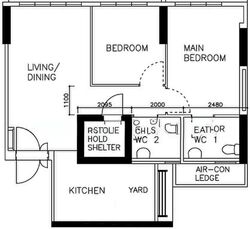 Blk 25A Saint George's Towers (Kallang/Whampoa), HDB 3 Rooms #606259461